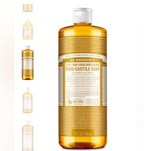 New Dr. Bronner’s Organic Pure Castile Soap 32 fl oz Sandalwood Jasmine
